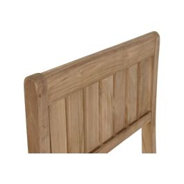 DKD Home Decor Taburete Plegable Bar Marron Teca 55 x 120 x 50 cm