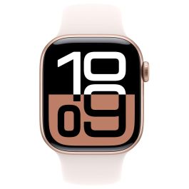 Apple Watch Series 10 GPS + Cellular 42mm Oro Rosa Aluminio con Correa Deportiva Light Blush M/L