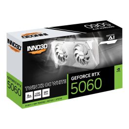 Inno3D RTX5060 Twin X2 OC White 8GB GDDR7 HDMI 3xDP Tarjeta Gráfica