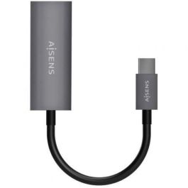 AISENS - CONVERSOR USB3.1 GEN1 USB-C A ETHERNET GIGABIT 10/100/1000 MBPS, GRIS, 15CM AISENS - CONVERSOR USB3.1 GEN1 USB-C A ETHERNET GIGABIT 10/100/1000 MBPS, GRIS, 15CM