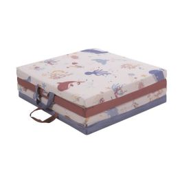 Tineo Alfombra inteligente Tesoros del océano 3 en 1 Evolutiva – Colchoneta de juego, colchón y puf – 120x120 cm