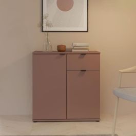 Cómoda GANYMEDE 2 puertas 1 cajón Terracota 80.1 x 34.1 x 82.3 cm GNMK222LU72