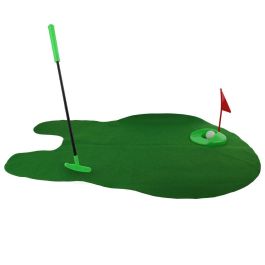 Mister Gadget Juego de Golf para Inodoro con Alfombra, Palo, Bolas y Bandera - 84x70 cm Precio: 7.49999987. SKU: B17XQAZZRL
