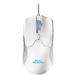 Mars Gaming MCPXWES Combo Gaming 3 en 1 Blanco: Teclado H-MECH, Ratón 10K y Alfombrilla XXL