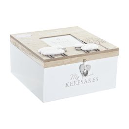 DKD Home Decor Caja Natural Blanco Mdf Cristal 21 x 1.5 x 20 cm (4 Unidades) Precio: 28.88999993. SKU: B1CG89MQQL