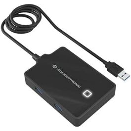 Hub USB Conceptronic 110517207101 Negro Hub USB Conceptronic 110517207101 Negro
