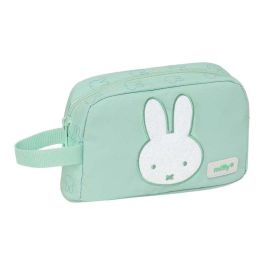 Safta Portadesayunos Termo Miffy Menta con Recipientes y Botella de Agua 21.5x12x6.5 cm