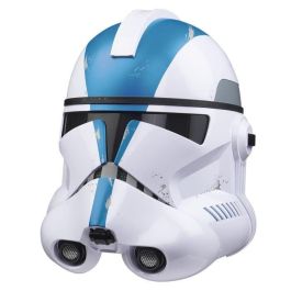 Hasbro HASG07075L0 Casco electrónico premium Soldado Clon Legión 501 Star Wars The Black Series para cosplay, 14+ años