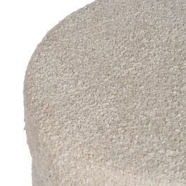 Puf Beige Tejido Salón 42 X 42 X 46 cm