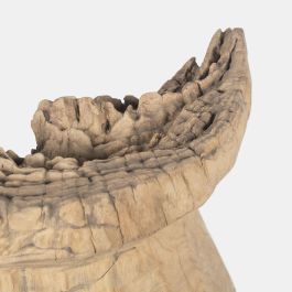 DKD Home Decor Indonesia 1c24 Figura Balines Natural Negro Teca Hierro 33 x 17 x 42 cm