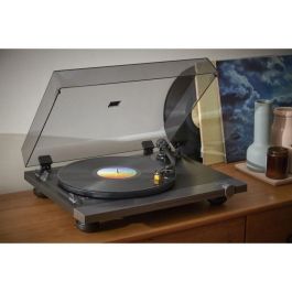 THOMSON TT700 - Tocadiscos de vinilo premium de 33 y 45 rpm - Cabezal de reproducción AT91 Audio Technica - Antideslizante - Negro THOMSON TT700 - Tocadiscos de vinilo premium de 33 y 45 rpm - Cabezal de reproducción AT91 Audio Technica - Antideslizante - Negro