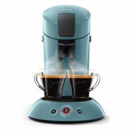Philips HD6553/21 Cafetera Senseo Original 1450W, 1 o 2 tazas, Pantalla Táctil, Parada Manual, Apagado Automático - Azul Gris