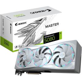 Gigabyte RTX 5080 16GB GDDR7 Aorus Master Ice 3Fan white, GV-N5080AORUSM ICE-16GD Precio: 1544.7899995. SKU: B1BQ2J3Q64