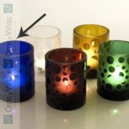 IMPULSE Candelero Dot Cobalto - Decoración de Mesa y Ambiente Colección Buffet y Exposición Precio: 5.50000055. SKU: B19A66FAS6