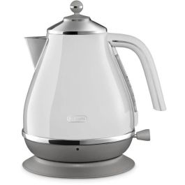 Hervidor DELONGHI ICONA CAPITALS - 1,7 L - Acero inoxidable - Fondo extraíble y giratorio 360° - Filtro antical - Blanco Precio: 109.69000053. SKU: B1KLG8L22P