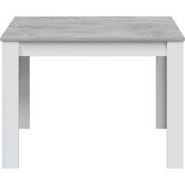 Cloe AUC1746465283718 Mesa de Comedor Rectangular Blanco Artik / Hormigón 109 x 67 x 78 cm Precio: 112.50000047. SKU: B12RFB2WED