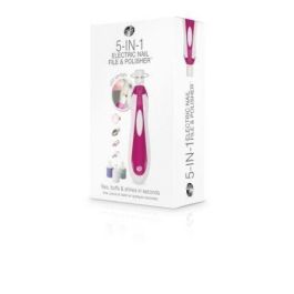 SET DE MANICURA Y PEDICURA RÍO BEAUTY 5 EN 1 - 2 VELOCIDADES/2 SENTIDOS - 5 CABEZALES - LUZ LED