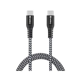 Sandberg Cable USB-C Survivor 1M 100W de Carga Rápida Resistente de Kevlar y Doble Nylon Trenzado
