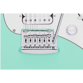Sterling Cutlass Ss30 Hs Guitarra Eléctrica Escala Corta 24" con Pastillas HS y Trémolo Vintage - Mint Green
