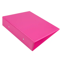 Liderpapel Carpeta de 2 anillas 40 mm Din A5 en carton forrado de color Fucsia
