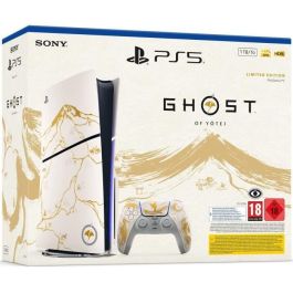 Sony Computer Entertainment PS5STDGOY - Consola PlayStation 5 Estándar Edición Limitada Ghost of Yotei Oro + Juego Ghost of Yotei (Código)