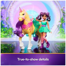 Unicorn School SPI6072678 Figuras de Ava y Leaf - Incluye 5 accesorios - Para niños a partir de 4 años