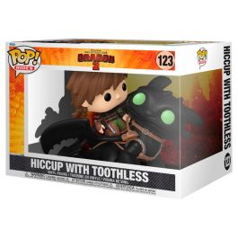 FUNKO Figura POP Rides Deluxe Cómo Entrenar a tu Dragón 2 Hiccup with Toothless