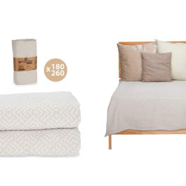 Colcha Cama Geometrico Beige 180X260Cm Giftdecor (4 Unidades) Precio: 91.50000035. SKU: B16XQAQSBJ