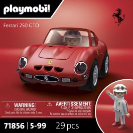 PLAYMOBIL Ferrari 250 GTO 71856 - Coche Deportivo Clásico Rojo de Juguete para Coleccionistas y Niños +5 Años