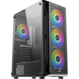 XIGMATEK EN46621 Carcasa PC Gaming X Torre Mediana ATX Negro con RGB Fijo y Vidrio Templado Frontal Malla Precio: 71.49999989. SKU: B1D832ZQPQ