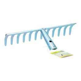Kinzo Rastrillo Metálico Acero Galvanizado 12 Dientes 29,5 x 13 cm