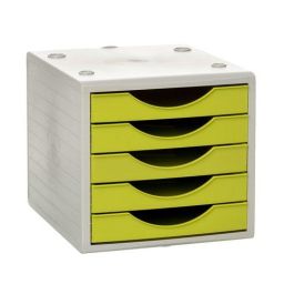 Modulo 5 Cajones Archivotec Gris/Kiwi Precio: 31.50000018. SKU: S8401205