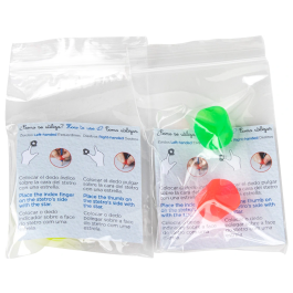 Liderpapel Adaptador Lápiz Estetro Bolsa 2 Unidades Plástico Moldeado para Dedos Ideal Niños Zurdos Diestros