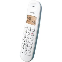 Teléfono inalámbrico fijo - LOGICOM - DECT ILOA 150 SOLO - Turquesa - Sin contestador automático Teléfono inalámbrico fijo - LOGICOM - DECT ILOA 150 SOLO - Turquesa - Sin contestador automático