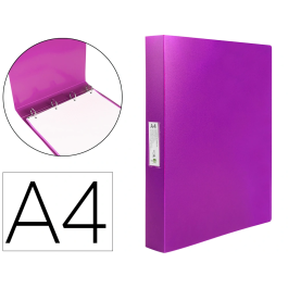Liderpapel Carpeta 4 anillas 25 mm DIN A4 Polipropileno Lavanda Opaco Precio: 3.58999982. SKU: B17KZYNAWC
