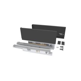 Emuca Cajón exterior Vertex 40kg de altura 131mm, profundidad 450mm, Acero, Gris antracita Precio: 32.58999964. SKU: B1H2GY4F9F