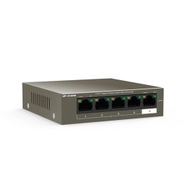 Ip - com G1105P-4-63W Conmutador Gigabit 5 Puertos con PoE 58W, 4 Puertos PoE IEEE 802.3af/at, Protección contra Rayos 6KV, VLAN