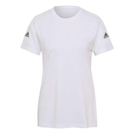 Camiseta de Manga Corta Mujer Adidas GN5759 Blanco (S)