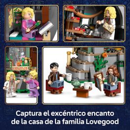 LEGO Harry Potter Casa de Luna Lovegood 76467, Modelo de Casa Original con 5 Minifiguras y Ladrillo de Luz, Juego de Construcción para Niños +10 Años