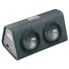 MTX Audio MTX0715442560080 Subwoofer Reflex Activo con 2 altavoces de 20 cm, Amplificador Clase D 240W RMS, Filtro Activo, Mando a Distancia