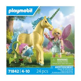 Playmobil 71842 Unicornio Sunshine Blossom con Hada y accesorios de fantasía para niños +4 años