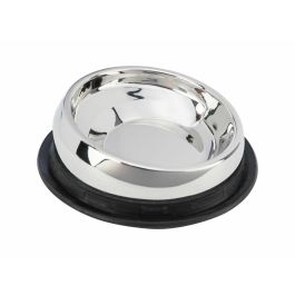 Comedero para Perro Trixie Ø 19 cm 250 ml Gris Caucho