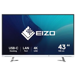EIZO EV4340X-WT Monitor de 42.5" (108cm) 4K UHD IPS con USB-C, HDMI y DisplayPort - Blanco Precio: 1815.49999983. SKU: B1GWA9B4D5