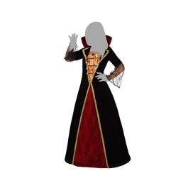 Disfraz Vampiresa Niña Infantil Vestido Largo 7-9 Años Disfraz Vampiresa Niña Infantil Vestido Largo 7-9 Años