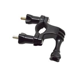 Phoenix Soporte Accesorio para Manillar Sillín Barra Tubo Bicicleta Moto GoPro (todos los modelos) Cámaras Deportivas Ø 1.9-4 cm Pivote 3 Vías