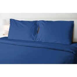 Home Linge Passion HOM3701393718585 Sábana Encimera 180 x 290 cm Azul para 1 Persona