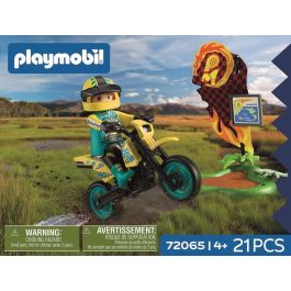 Playmobil CITY Action 70382 - Moto Todoterreno con Figura, Juguete para niños de 4 a 10 años