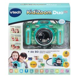 V-Tech 80-519957 Cámara digital Kidizoom Duo FX 12 Aguamarina | Doble objetivo, fotos, vídeos, selfies, juegos, MP3, +4 años V-Tech 80-519957 Cámara digital Kidizoom Duo FX 12 Aguamarina | Doble objetivo, fotos, vídeos, selfies, juegos, MP3, +4 años