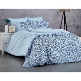 Juego de cama ASI8683342463379 - 1 funda nórdica 220x240 cm + 2 fundas almohada 60x60 cm - 100% algodón reforzado - Azul Precio: 61.49999966. SKU: B1H3BSNYMB