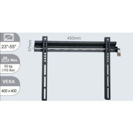 Vivolink Soporte a pared fijo para monitor TV 24" a 55" máx. 50kg VESA Vivolink Soporte a pared fijo para monitor TV 24" a 55" máx. 50kg VESA